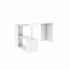 Bureau D'étude Moderne Blanc | Elégance | Epaisseur 18mm | Nombreuses étagères -Meubles Tables Et Chaises Shop 746JUG3807 20 204 23a9