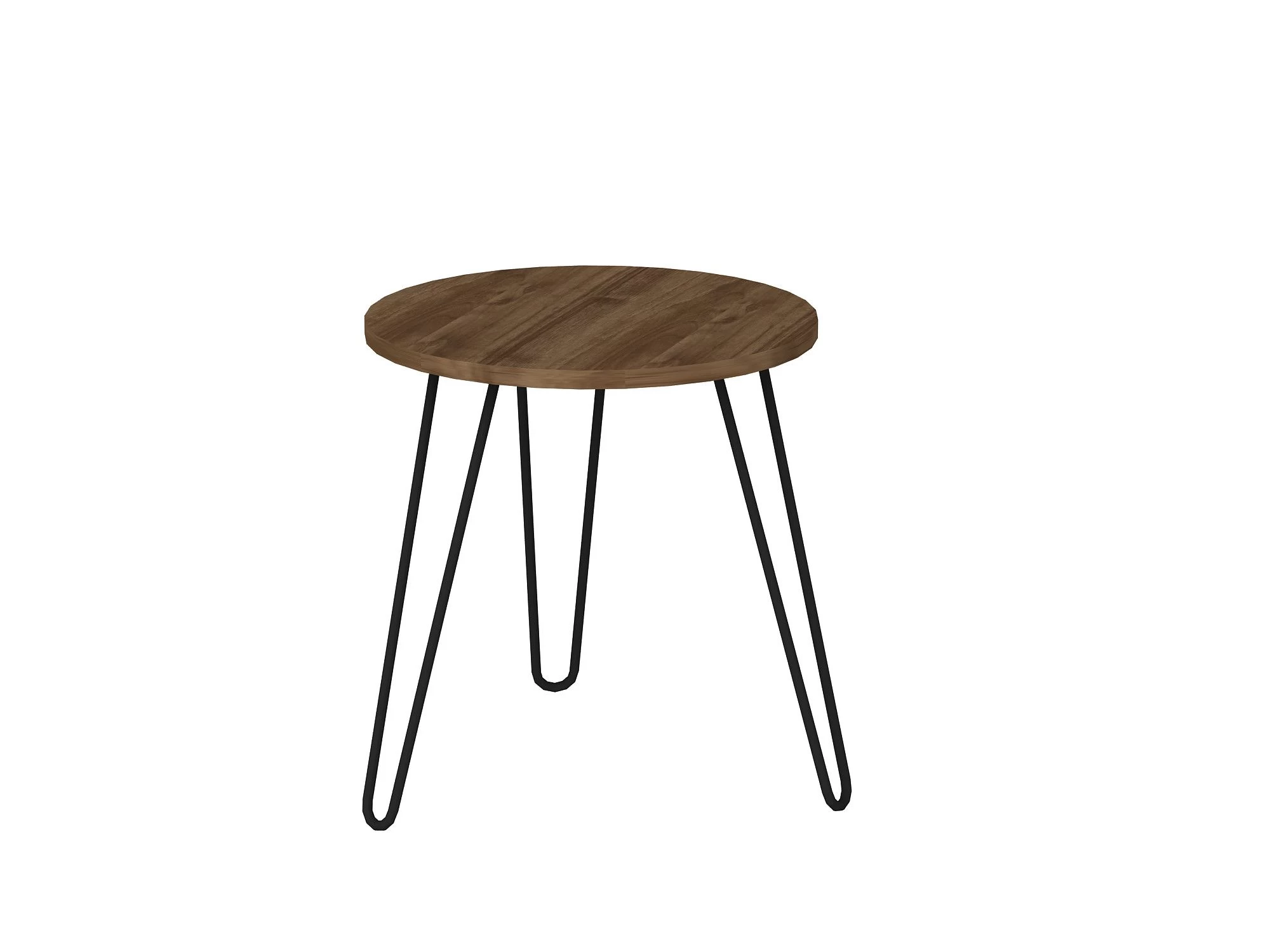 Table D'appoint Furny Home | 100% Mélamine | Noyer | Epaisseur 18mm | 44x46cm 2 Table D'appoint Furny Home | 100% Mélamine | Noyer | Epaisseur 18mm | 44x46cm – Image 2