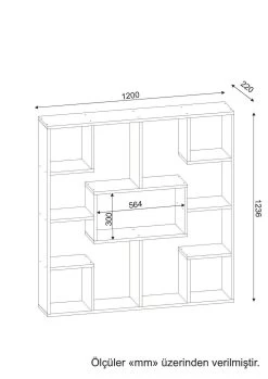 Étagère Furny Home 120x123 Cm | 18mm D'épaisseur | Blanc -Meubles Tables Et Chaises Shop 756FRN3606 20 203 1290