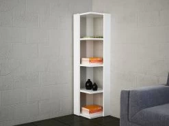 Furny Home Bookshelf" | 18mm D'épaisseur | 31" De Largeur | Blanc