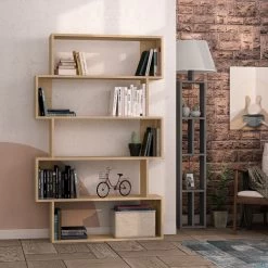 Woody Fashion Bookshelf | 18mm Melamine Coated | Oak