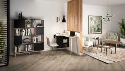 Bibliothèque Nosk 120cm à 4 Portes - Noir/chêne -Meubles Tables Et Chaises Shop 7770X8676A00 Iconic Bookcase natural oak and black 11 aee4