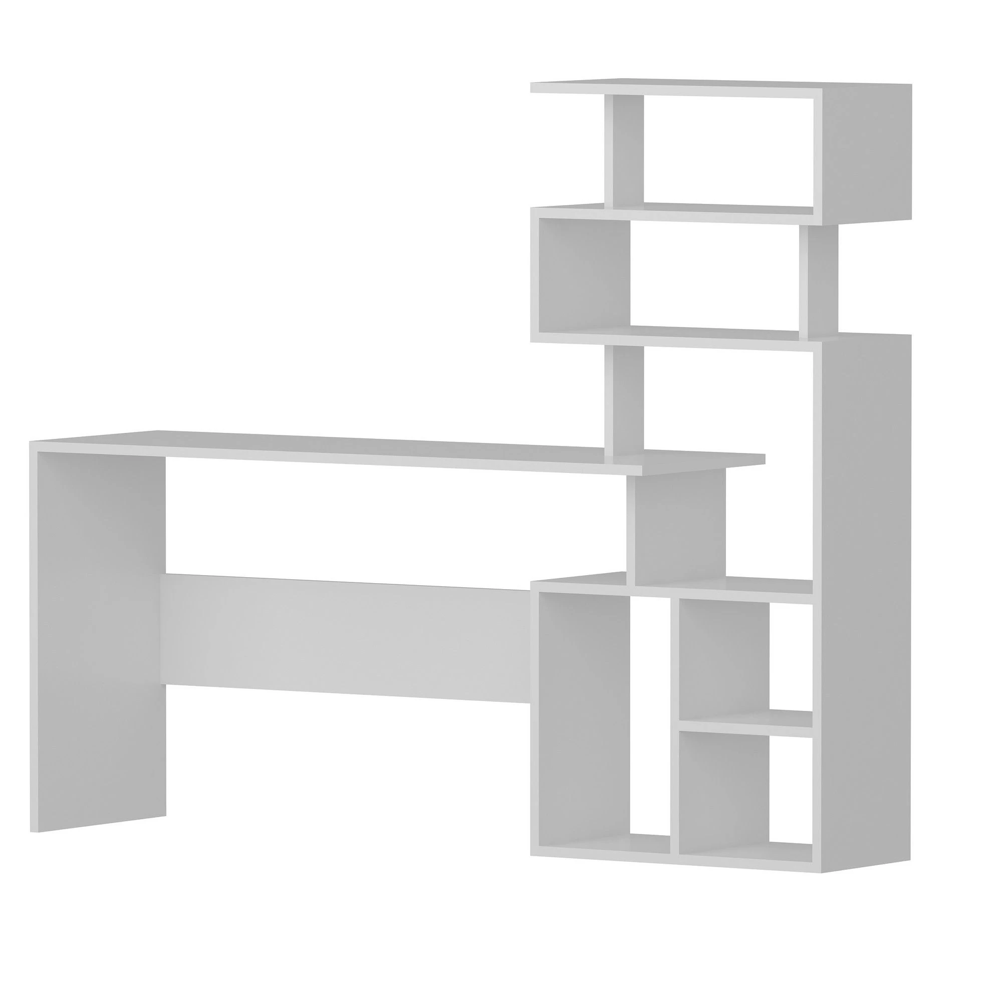 Bureau De La Créativité | 18mm Epaisseur | 130x70x40 | 100% Mélaminé | Blanc 2 Bureau De La Créativité | 18mm Epaisseur | 130x70x40 | 100% Mélaminé | Blanc – Image 2