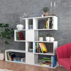 Elegance Bookshelf | 100% Melamine Coated | White | Wall-Mountable 7 Elegance Bookshelf | 100% Melamine Coated | White | Wall-Mountable -Meubles Tables Et Chaises Shop 793ELG3602 20 203 4f23