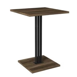 Table D'appoint Tera Home | 100% Mélamine | Epaisseur 18mm | Cadre En Métal | Largeur 44" | Noyer Noir -Meubles Tables Et Chaises Shop 804TRH2821 20 203 0ce8