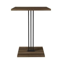 Table D'appoint Tera Home | 100% Mélamine | Epaisseur 18mm | Cadre En Métal | Largeur 44" | Noyer Noir -Meubles Tables Et Chaises Shop 804TRH2821 20 204 c68c
