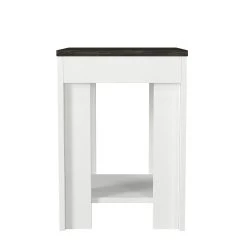 Tera Home Table D'appoint | 18mm | 40cm X 56cm | Blanc/Marron Foncé -Meubles Tables Et Chaises Shop 804TRH2845 20 204 4c3a