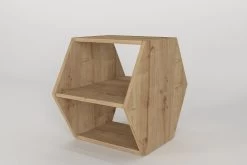 Tera Home Table D'appoint | 18mm Epaisseur | Chêne Noir -Meubles Tables Et Chaises Shop 804TRH2852 20 204 b281