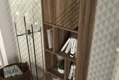 Bibliothèque Tera Home | Epaisseur 18mm | Finition Noyer -Meubles Tables Et Chaises Shop 804TRH3628 20 204 4382