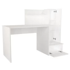 Tera Home Bureau D'étude | 100% Mélaminé | 18mm D'épaisseur | 142cm De Largeur | Blanc -Meubles Tables Et Chaises Shop 804TRH3816 20 206 674a