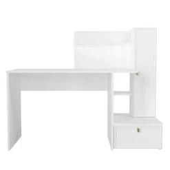 Tera Home Bureau D'étude | 100% Mélaminé | 18mm D'épaisseur | 142cm De Largeur | Blanc -Meubles Tables Et Chaises Shop 804TRH3816 20 207 f8b6