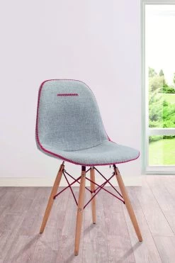 Chaise En Fibre De Verre Kalune Design, Trio Multicolore