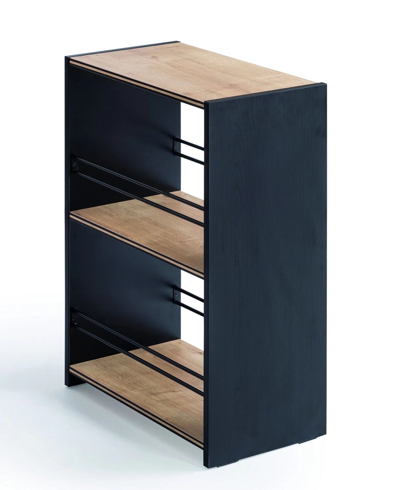 Bibliothèque | 100% Mélaminé | Portes à Fermeture Douce | Fixation Murale 5 Bibliothèque | 100% Mélaminé | Portes à Fermeture Douce | Fixation Murale – Image 5