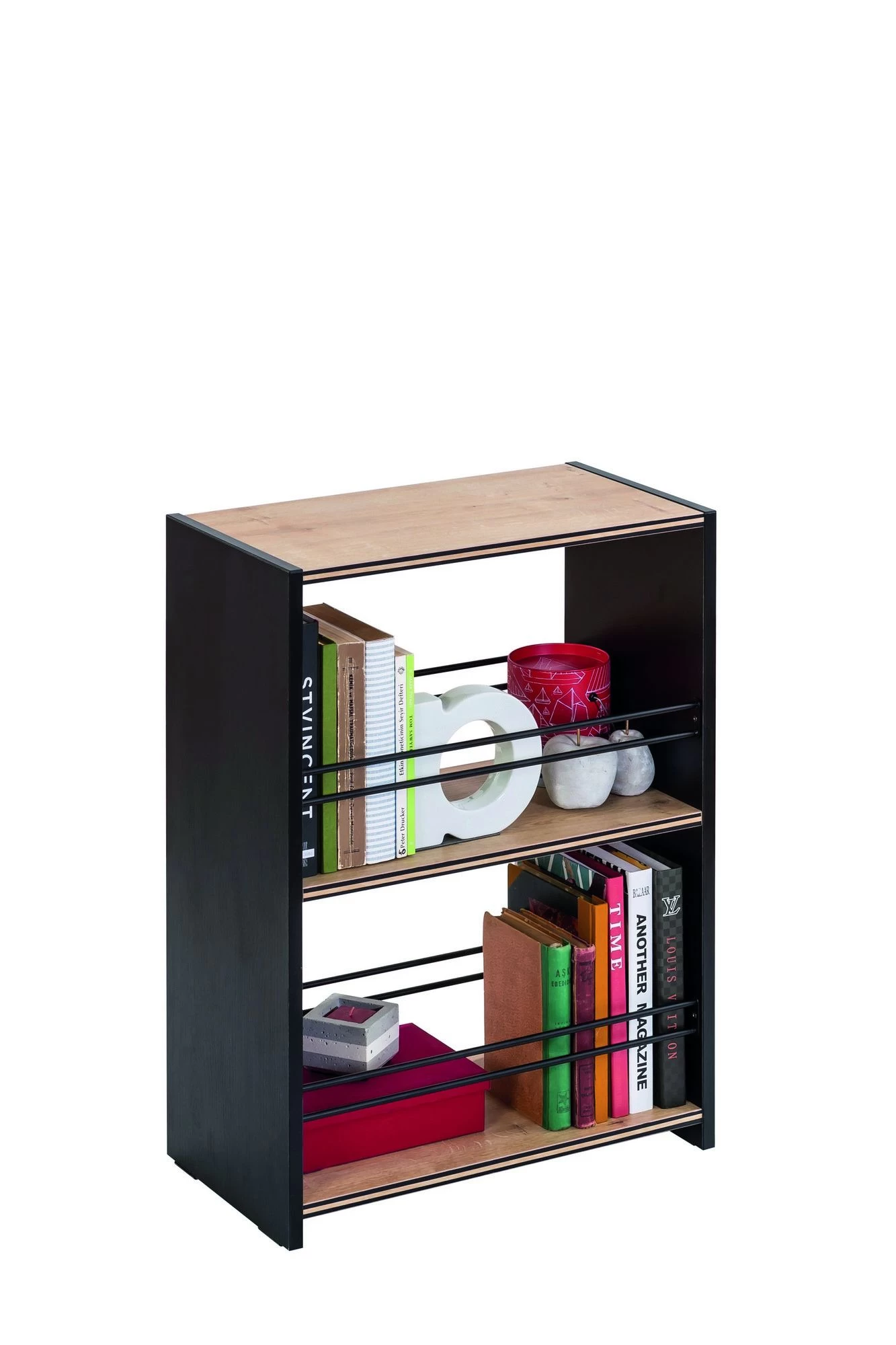 Bibliothèque | 100% Mélaminé | Portes à Fermeture Douce | Fixation Murale 4 Bibliothèque | 100% Mélaminé | Portes à Fermeture Douce | Fixation Murale – Image 4