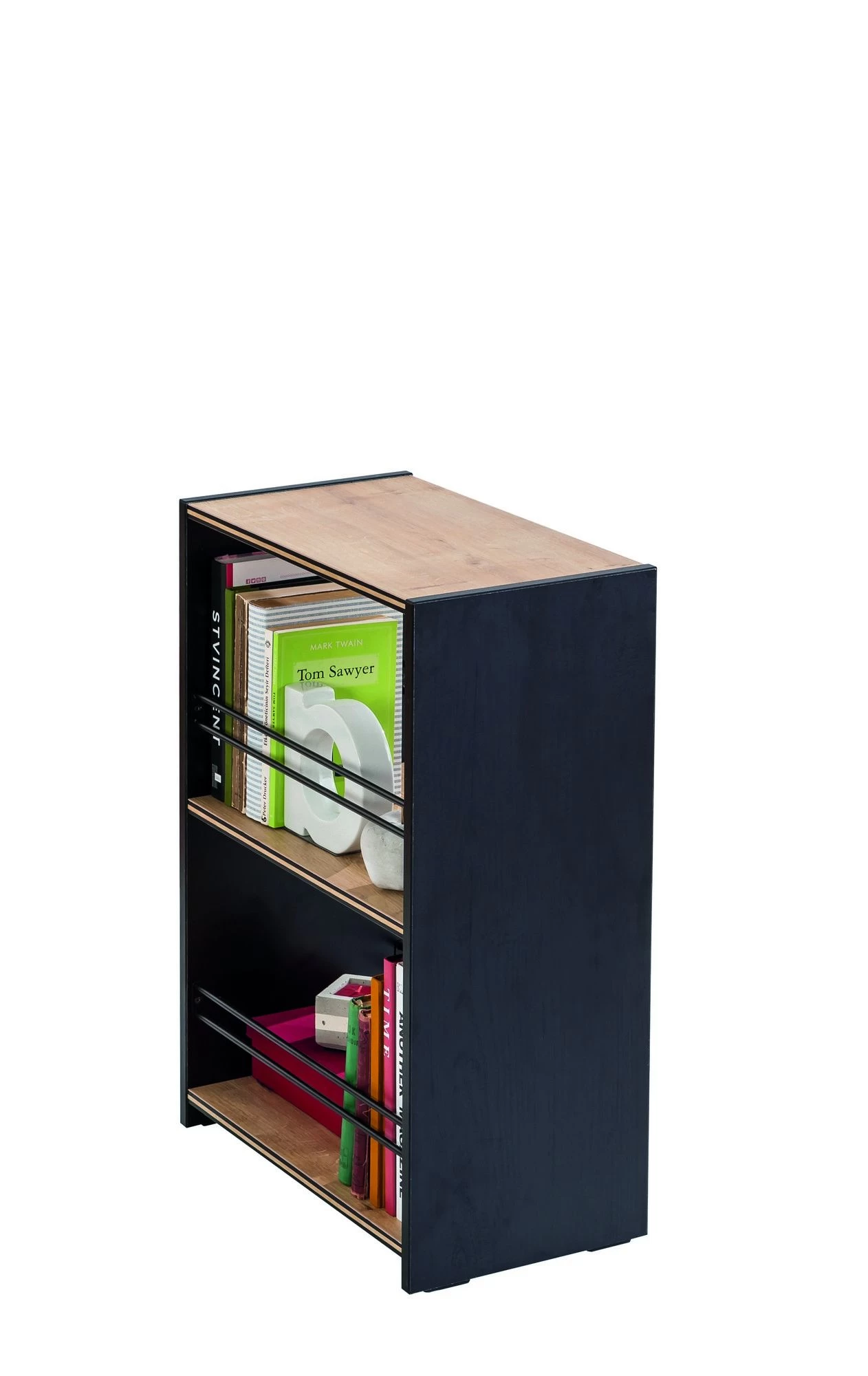 Bibliothèque | 100% Mélaminé | Portes à Fermeture Douce | Fixation Murale 3 Bibliothèque | 100% Mélaminé | Portes à Fermeture Douce | Fixation Murale – Image 3