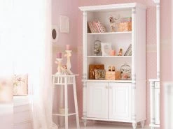 Bibliothèque | 100% Mélaminé | Epaisseur 18mm | 96x186x42cm | Romantique Multicolore