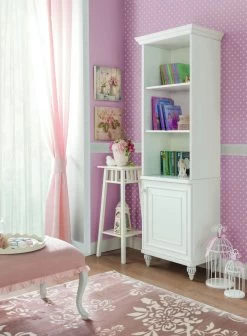 Bibliothèque - Panneau De Particules Mélaminé 18mm, 51x185x42 Cm, Fixation Murale