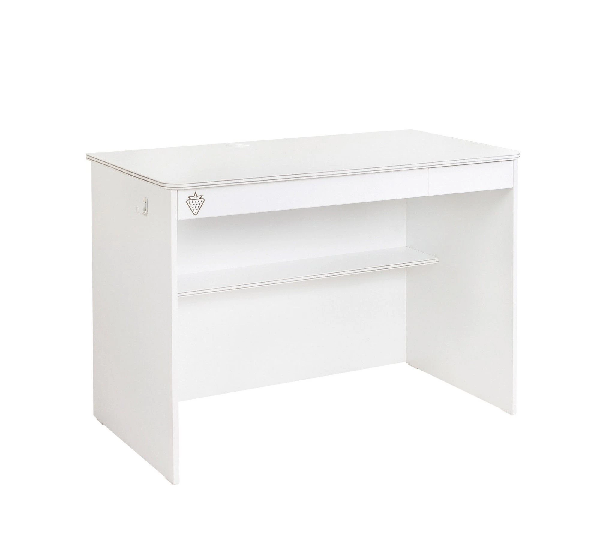 Bureau D'étude | 100% Mélamine | Tiroirs à Fermeture Douce | Blanc Et Multicolore 2 Bureau D'étude | 100% Mélamine | Tiroirs à Fermeture Douce | Blanc Et Multicolore – Image 2