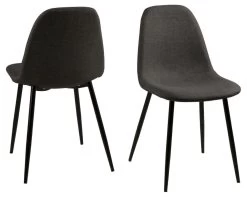 Chaise De Salle à Manger - Gris Foncé/noir -Meubles Tables Et Chaises Shop 8170F749 71F8 450B 91F6 92D977B85716 842e