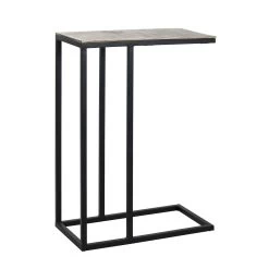 RICHMOND Table D'appoint Cadis 54x29cm - Or Champagne