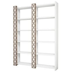 Bibliothèque Blanche à La Mode Avec Revêtement En Mélamine -Meubles Tables Et Chaises Shop 845HCT3611 20 203 07cd