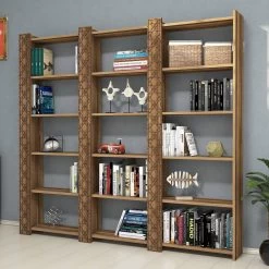 Woody Fashion Bookshelf | 100% Melamine Coated | Walnut | 184 Width