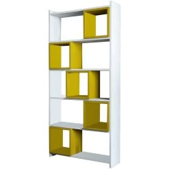 Woody Fashion Bibliothèque 80 Cm | Blanc Jaune 7 Woody Fashion Bibliothèque 80 Cm | Blanc Jaune -Meubles Tables Et Chaises Shop 845HCT3628 20 204 ec25
