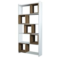 Woody Fashion Bookshelf | 100% Melamine Coated | White Walnut 7 Woody Fashion Bookshelf | 100% Melamine Coated | White Walnut -Meubles Tables Et Chaises Shop 845HCT3630 20 204 2df3