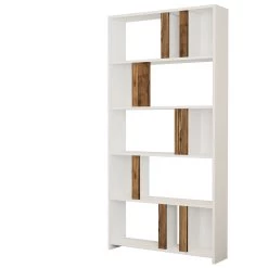 Woody Fashion Bookshelf | 18mm 100% Melamine | White Walnut 7 Woody Fashion Bookshelf | 18mm 100% Melamine | White Walnut -Meubles Tables Et Chaises Shop 845HCT3637 20 204 3d4d