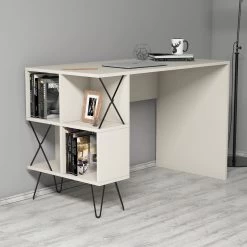 Woody Fashion Bureau D'étude | Mélaminé | 18mm | 120cm X 78 | Crème Noir