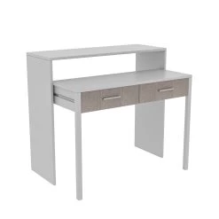 Bureau D'étude Pour La Créativité | Epaisseur 18mm | 99x88x66 Cm | Mélaminé | 2 Tiroirs | Blanc -Meubles Tables Et Chaises Shop 854KLN1505 20 207 7401