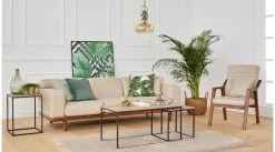 Table D'appoint Design Kalune | 18mm Mélaminé | Pieds Métal | 45x45x45cm | Noyer Noir -Meubles Tables Et Chaises Shop 854KLN2806 20 202 29ad