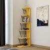 Etagère Design Kalune | 18mm Mélaminé | 100% Métal | 50x150x22cm | Jaune Noir