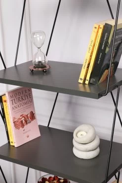 Bibliothèque Kalune Design" | 100% Mélaminé | Anthracite | 18mm -Meubles Tables Et Chaises Shop 854KLN4316 20 203 64f9