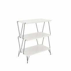 Table D'appoint | 18mm Epaisseur | 48x75x31cm | Blanc -Meubles Tables Et Chaises Shop 854KLN4321 20 203 8ce0