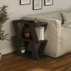 Woody Fashion Side Table | 100% Melamine Coated | Anthracite