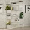 Woody Fashion Bookshelf | 18mm Melamine Coat | 120x171x20cm | Blanc