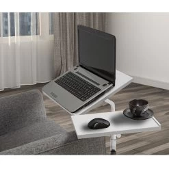 Sapphire Laptop Stand" | 18mm D'épaisseur | Cadre En Métal Blanc