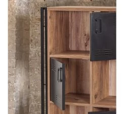 Sapphire Bookshelf | Melamine Coated | Metal Frame And Doors -Meubles Tables Et Chaises Shop 863SPH3912 20 203 cf23