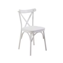 Chaise Vella | Plateau Mélaminé | Simili Cuir | Blanc -Meubles Tables Et Chaises Shop 869VEL8109 20 202 dbe0