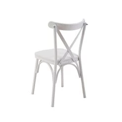 Chaise Vella | Plateau Mélaminé | Simili Cuir | Blanc -Meubles Tables Et Chaises Shop 869VEL8109 20 203 ddc3