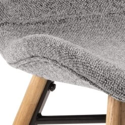 Chaise En Tissu Tilda Avec Pieds Obliques - Gris/chêne -Meubles Tables Et Chaises Shop 8DECF672 6316 4116 901B 09429EE1F539 a550