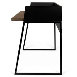 Bureau Volta 90cm - Noir/noyer -Meubles Tables Et Chaises Shop 9003.052927 Volga Pure Black Walnut 8 d67f