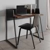Bureau Volta 90cm - Noir/noyer