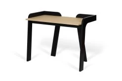 Bureau Maja 105cm - Noir/chêne -Meubles Tables Et Chaises Shop 9003.054266 Maya Light Oak and Pure Black 1 5c02
