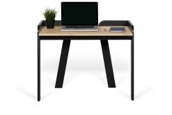 Bureau Maja 105cm - Noir/chêne -Meubles Tables Et Chaises Shop 9003.054266 Maya Light Oak and Pure Black 3 1df6