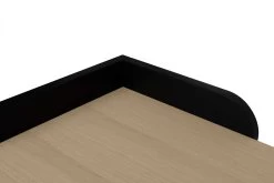 Bureau Maja 105cm - Noir/chêne -Meubles Tables Et Chaises Shop 9003.054266 Maya Light Oak and Pure Black 5 6742
