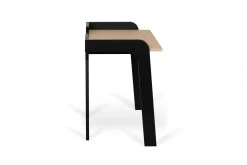 Bureau Maja 105cm - Noir/chêne -Meubles Tables Et Chaises Shop 9003.054266 Maya Light Oak and Pure Black 6 dd64