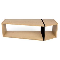 Bibliothèque One - Chêne/noir -Meubles Tables Et Chaises Shop 9003.314858 One Shelving Unit Oak and Pure Black 1 f22d