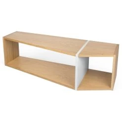 Bibliothèque One - Chêne/blanc 13 Bibliothèque One - Chêne/blanc -Meubles Tables Et Chaises Shop 9003.314896 One Shelving Unit Oak Pure White 5 4dc6